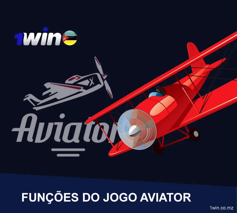 Funções do jogo 1win Aviator