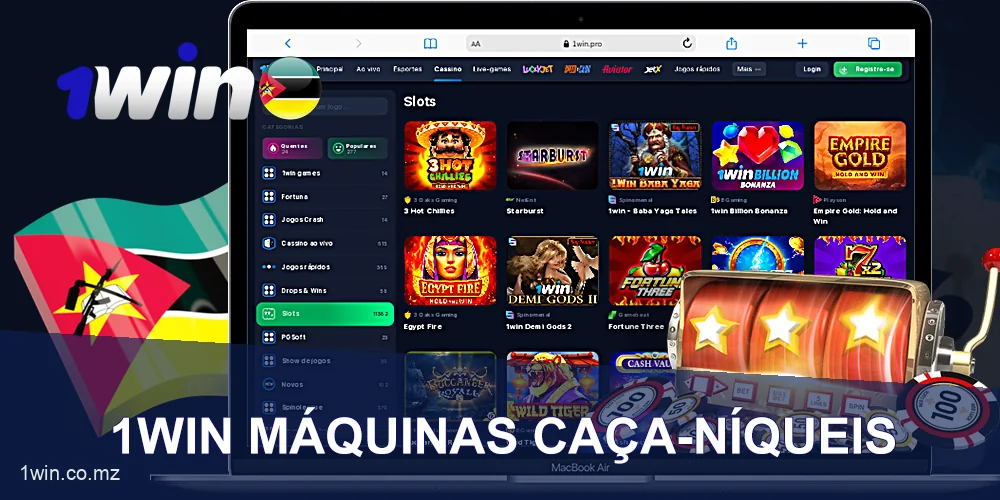 Slots do casino online 1Win em Moçambique