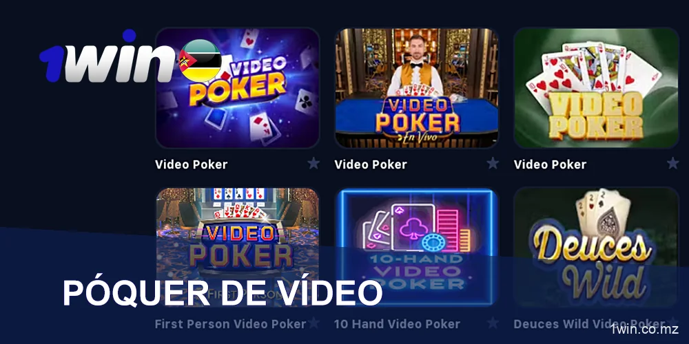 Vídeo Póquer no 1Win Casino
